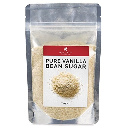 Heilala Vanilla Pure Vanilla Bean Sugar (7.05 oz) Ground Vanilla Beans with Organic Sugar Mix, Award Winning, Hand Picked in Tonga