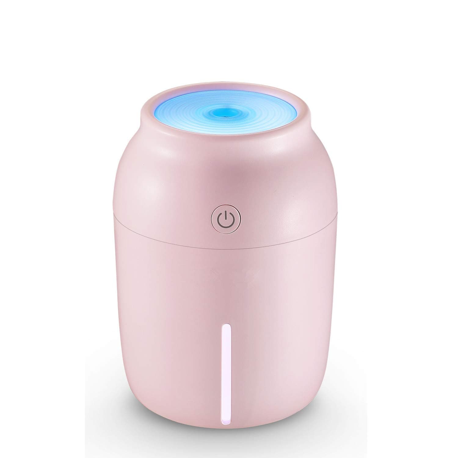 230ml Ultrasonic Essential Oil Diffuser, Yoshine Portable Travel Aromatherapy Diffuser Car Aroma Oils Diffuser Ultra-Quiet Cool Mist Humidifier Air Purifier for Car Home Office Yoga Spa (Pink)