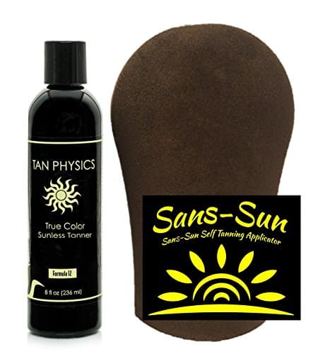 Tan Physics True Color Tanner 8 Oz Wfree Tanning Mitt By Sanssun