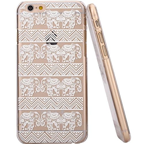 iPhone 6 Case,Flower Rubber TPU Gel Silicone Soft Case Cover Skin Protective For Apple iPhone 6 4.7 inch ¡­ (BaidiElephant)