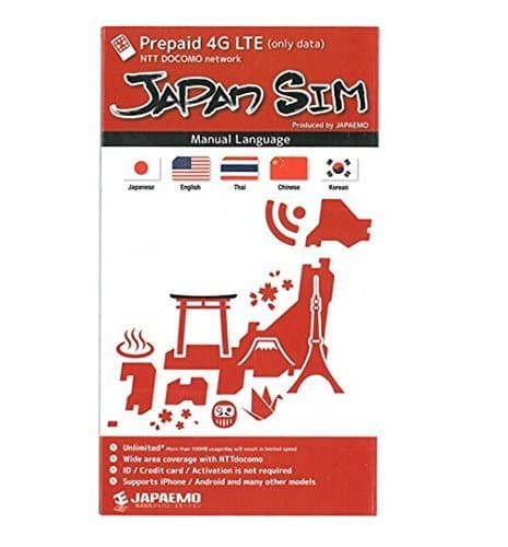 Japan Lte (4g&3g) Prepaid Data SIM Card [Micro Size / 15days] Expire : Feb/29/2016
