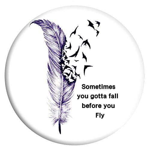 GreenJanice Multi Function Holder Expanding Stand Grip Mount For Smartphones-(Feather)