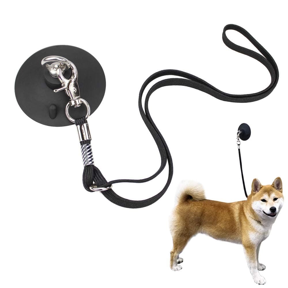 Phenfor Pet Bathing Tether Straps with Suction Cup kit - Industrial-Strength Suction Cups for Attaching Dog Bathing Restraints to Grooming Tub Walls