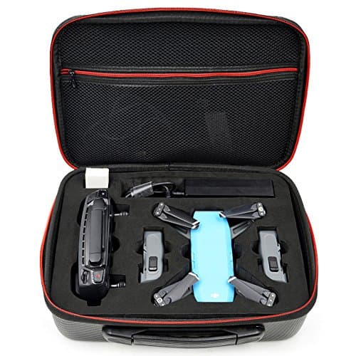 DJI Spark Case, Phetron Waterproof Case Portable Hand Bag for Drone Batteries, Remote Controller, Propeller Guard, Battery Charger and Other Spark Drone Accessories