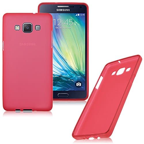 "Zigmo Back Cover for Samsung galaxy A5 2015 (Red, Grip Case, Silicon)"