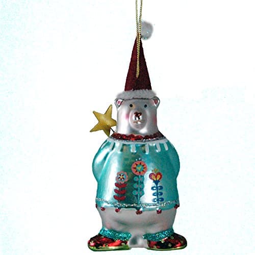 North Pole Polar Bear Christmas Ornament
