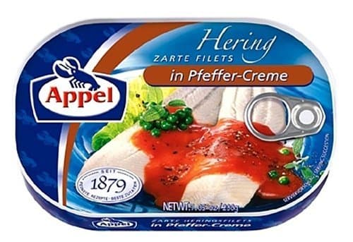 Appel Herring Fillets in Pfeffer ( Pepper ) Cr?e -200g by Appel