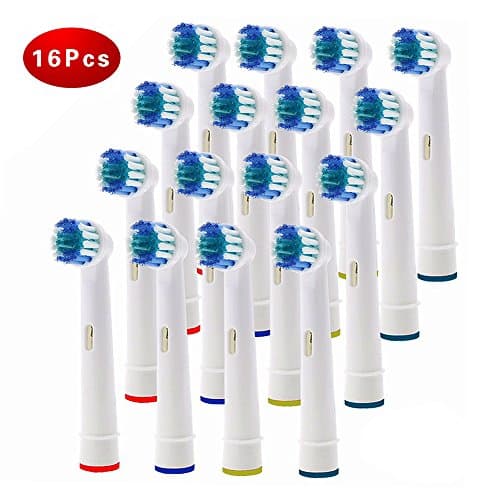 Braun Oral-B EB17-4 Precision Clean Compatible Replacement Soft Bristles Electric Toothbrush Heads - 16 Pack by Zhuhai