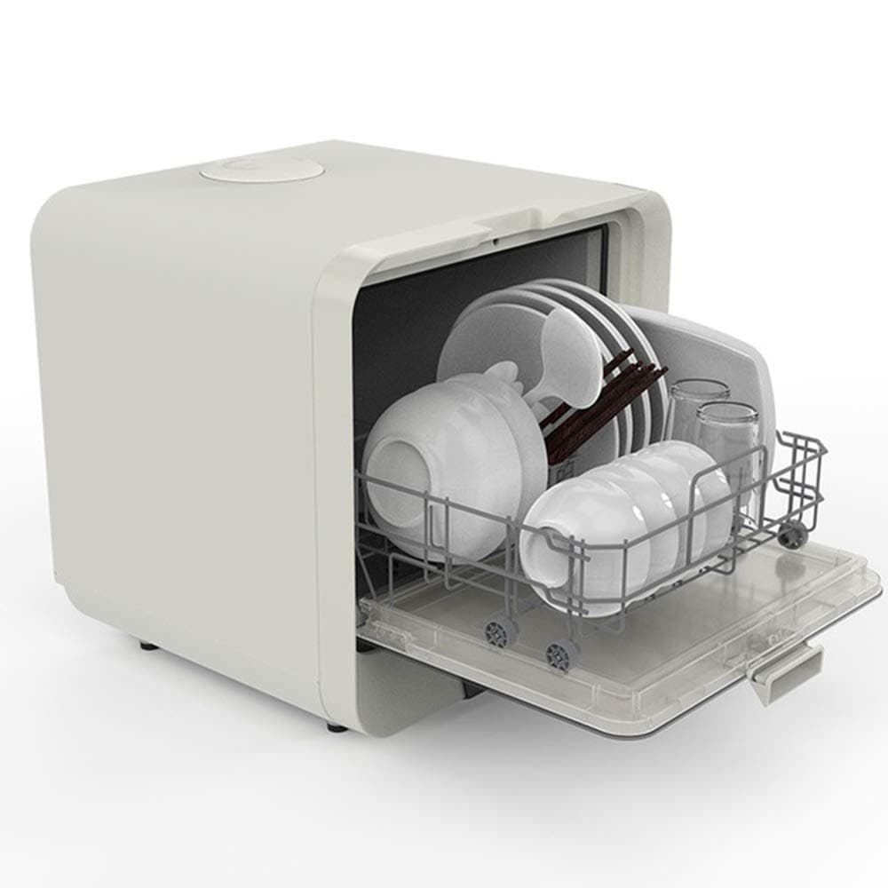 Mini Dishwasher, Desktop, Household Automatic Water Inlet Intelligent Automatic Washing Machine, Fast Cleaning, Touch Operation,high Temperature Sterilization, Drying