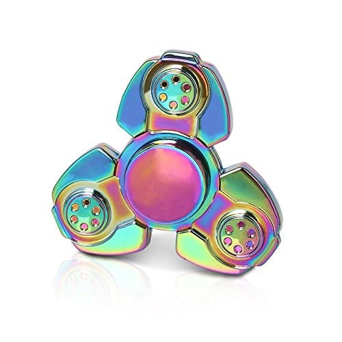 Hand Spinner Fidget Spinner EDC ADHD Focus Toy Ultra Durable High Speed 2-6 Min Spins Precision Zinc Alloy