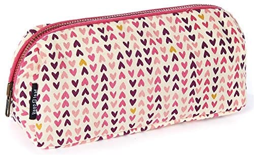 Keep Leaf Pencil Case (Hearts)