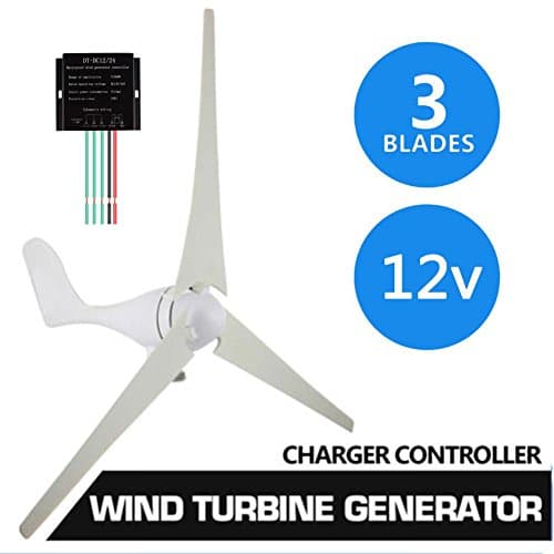 Notika 500W Horizontal Wind Turbine Generator Kit + Controller 12V 3 Blades with Controller For Homes Businesses Industrial energy Supplementation