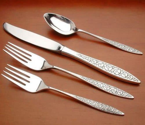 Wallace silversmiths Spanish Lace Sterling Silver 4-Piece Place Setting