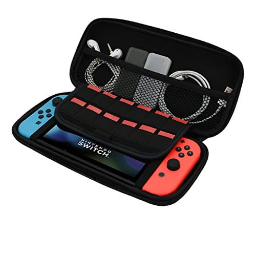 Carry Case for Nintendo Switch U2By Portable Carry Case Compatible With Nintendo Switch Replacement for Nintendo Switch BLACK Protective Hard Travel Case