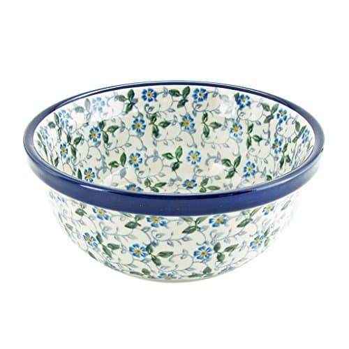 Polish Pottery Handmade 18 oz 6'' Berry Cereal Bowl Pattern 209-2163