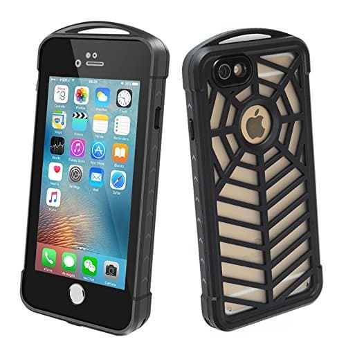 100% Waterproof Phone Case, Save4you Shockproof Dustproof Full Sealed Protection Cover Heavy Duty Spider Sport case for Apple iPhone (iPhone 7(4.7 inch) Clear)