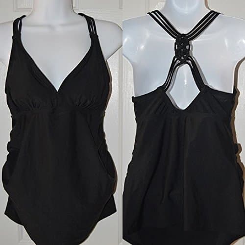 Maternity Macrame Back Tankini Black S-Liz Lange for Target