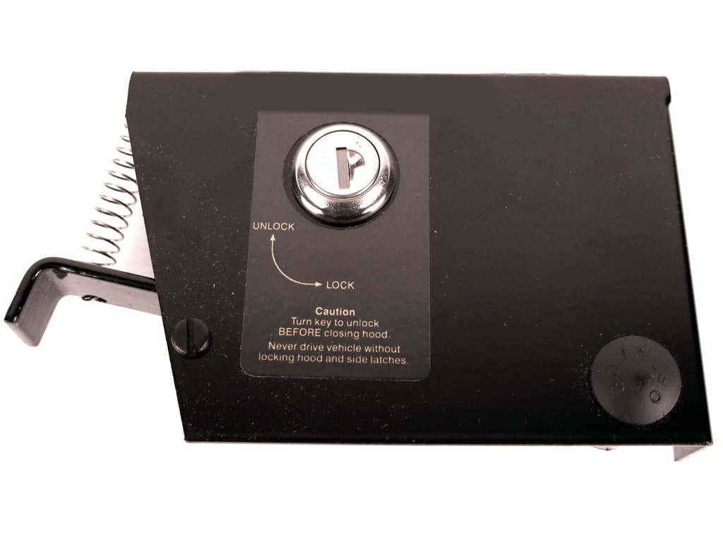 Hood Lock Kit Protect Your Engine and Lock Your Hood fits Jeep CJ 1972-1986