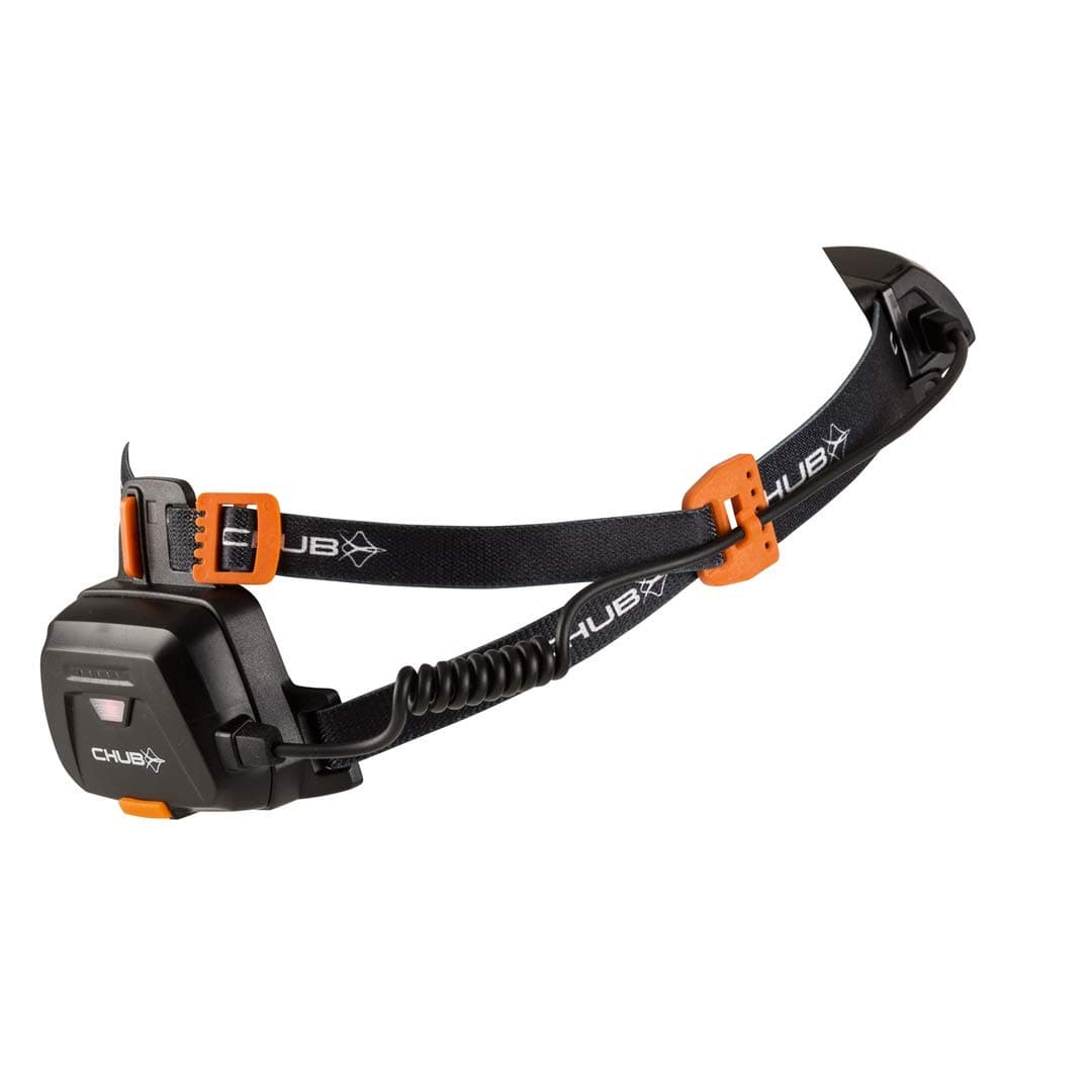Chub Sat-a-Lite Headtorch Rechargeable 250, Black/Orange