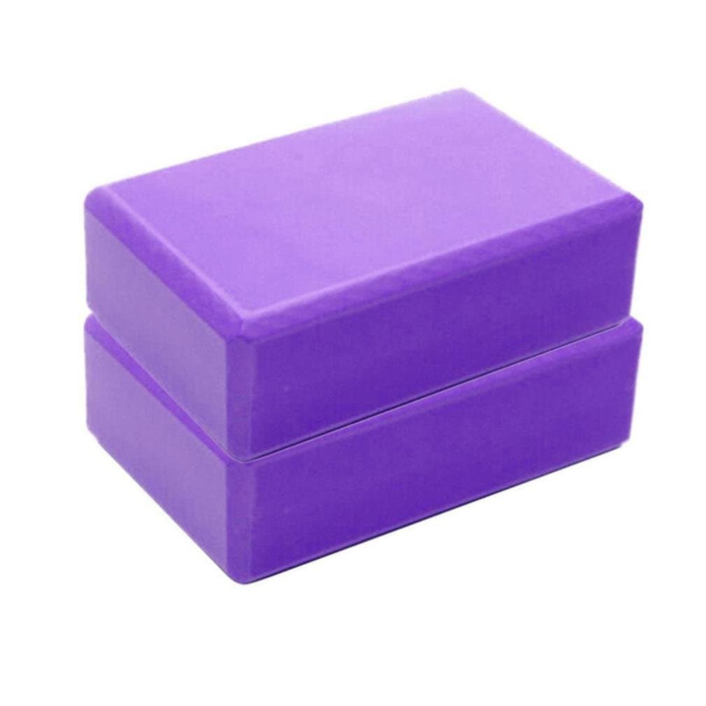 REYO Yoga Block (1 PC or 2 PC), High Density EVA Foam Block Brick,Yoga Blocks Foam Bricks Provides Stability and Balance,for Exercise, Pilates, Workout, Fitness, Gym