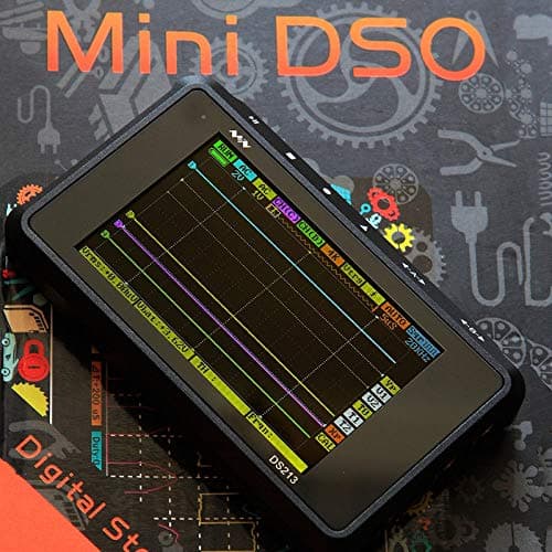 DS213 Digital Oscilloscope kit 4 Channel DSO213 Sampling Rate MCX 100MSa/S 3 inch Colorful Screen Storage Oscilloscope Set