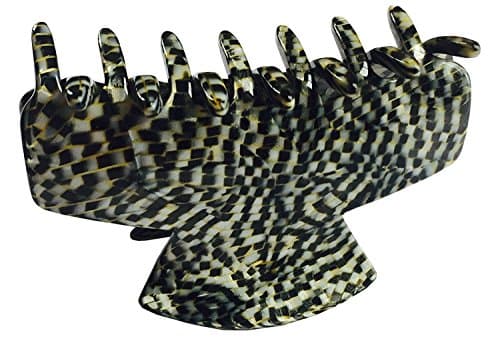 French Amie Chic Opera Handmade Celluloid Medium 2 1/4 Inch Jaw Hair Claw Clip Clamp Clutcher