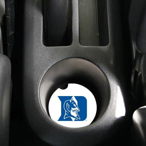 NCAA Duke Blue Devils Absorbent Car Coaster - Pack Of 2