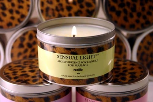 8 oz Sensual Light Massage Candle - Juniper Sage Vanilla