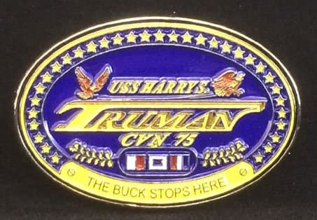 USS Harry S. Truman CVN 75 Pin