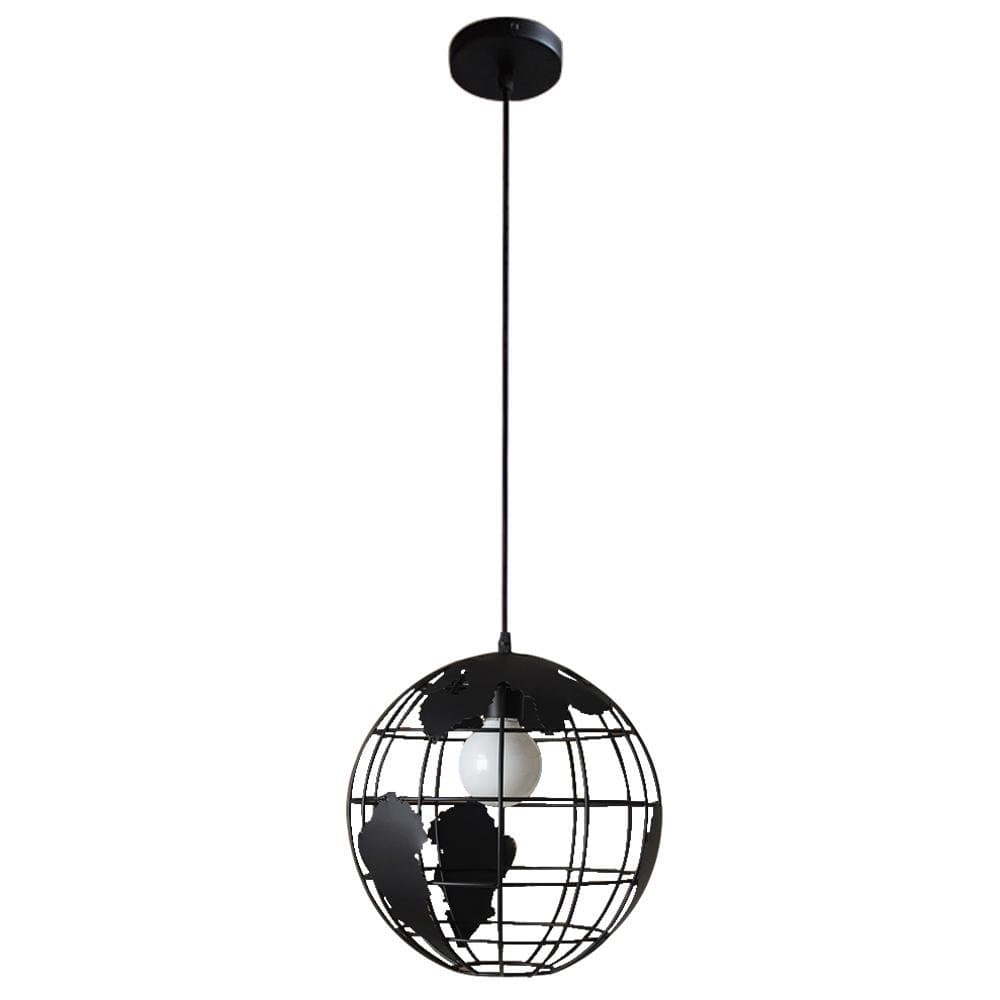 DDNL Retro Industrial Pendant Light,Creative Globe Shape Chandelier,Ceiling Light for Living Room, Bedroom,Dining Room,Kitchen,Hallway,Bathroom,Pendant Lights E27 1 Light 40W