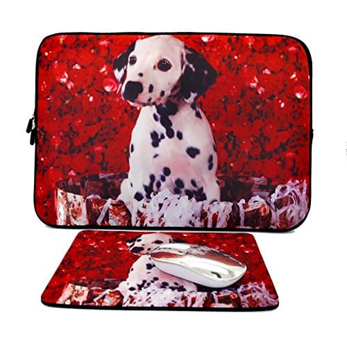 Luka Tech Neoprene Laptop Sleeve Laptop Case Computer Bag with Double Zipper Double Printed Waterproof Fabric Cover for Acer Samsung Toshiba HP Pavilion Sony Asus Macbook (15 inch, 135)