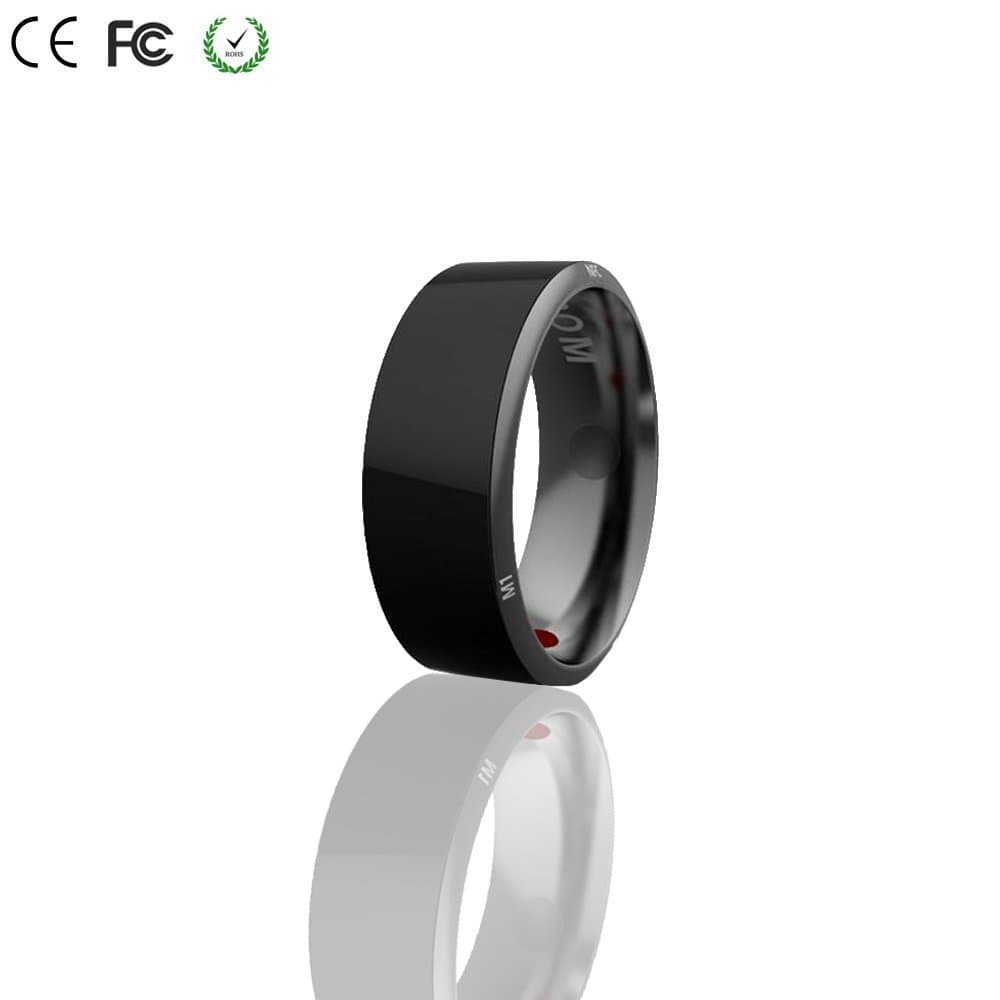 COOSO Smart Ring, R3Newest Magic Smart Ring Universal for All Android Windows NFC Cellphone Mobile Phones.Black,Size 10(one Year Free Warranty)