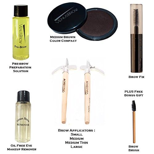 VenusBrow® Eyebrow Enhancer Kit (Small Brow) - Medium Brown