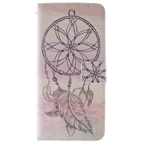 Zenfone 5 Case ASUS Zenfone 5 Kickstand Case,Bat King White Wind Chimes Pattern Premium Leather Wallet Flip Kicstand Case Cover With Magnetic Closure For ASUS Zenfone 5 A501CG