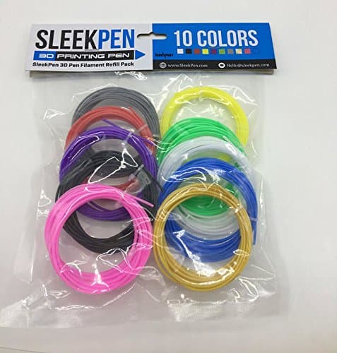 Induxpert 3D Pen ABS Filament Refill Pack (Compatible with All 3D Pens)
