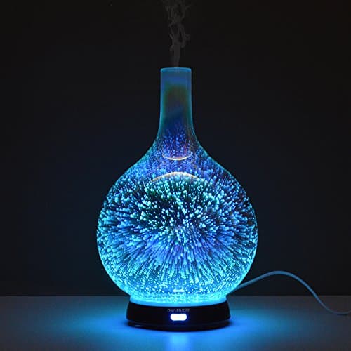 aromatherapy 3D Glass diffuser. Portable for Home, Yoga, Office, Spa, Bedroom, Baby Room Aromatherapy Diffuser, Aroma Diffuser, Aromatherapy Essential Oil Diffuser, Aromatherapy Humidifier