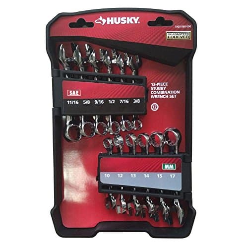 Mohenion Husky 12-Piece Stubby Combination Wrench Set