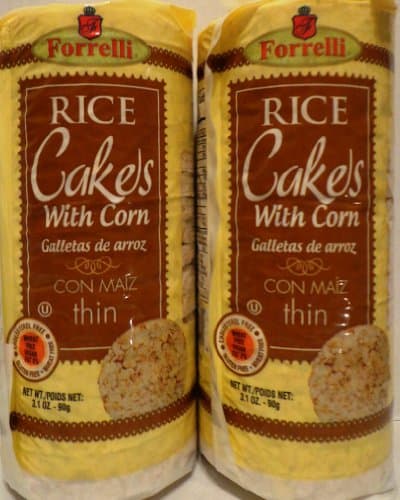 Forrelli Rice Cakes with Corn (2 - 3.1 Oz Pk)