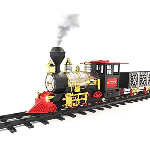 Premium Classics Toy Train Set With Authentic Sounds and Working Lights