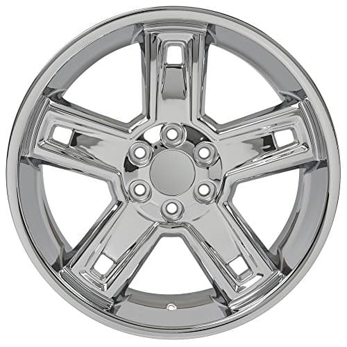 Chrome Wheel 22x9.5 Silverado Deep Dish Style for 1992-1994 Chevy Blazer