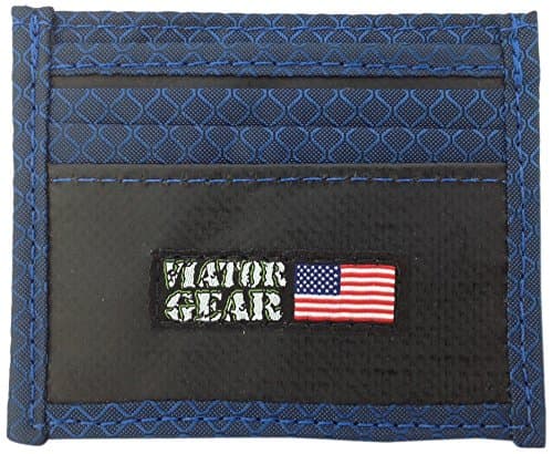 Viator Gear RFID Armor Half Wallet, Wave, One Size