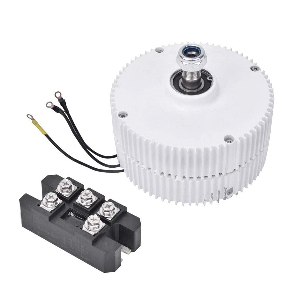 Permanent Magnet Generator, 24V 400W Wind 3-Phase Synchronous Alternator NE-400(Generator + Rectifier)