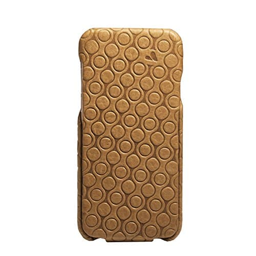 Vaja Cases Embossed Flip Top iPhone 6/6S Leather Case - Ultra Thin Polycarbonate Frame - London Circo