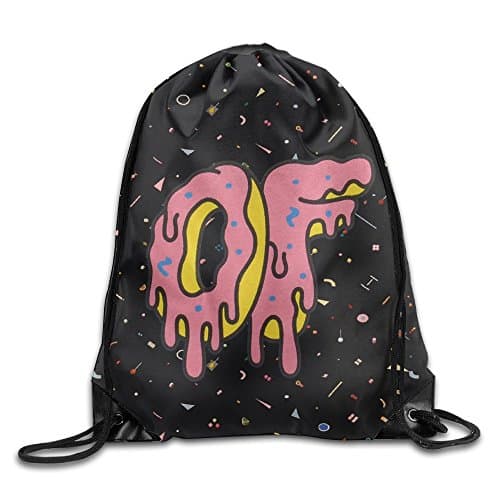 RALEND Odd Future OF Donut Logo Drawstring Backpack Sack Bag