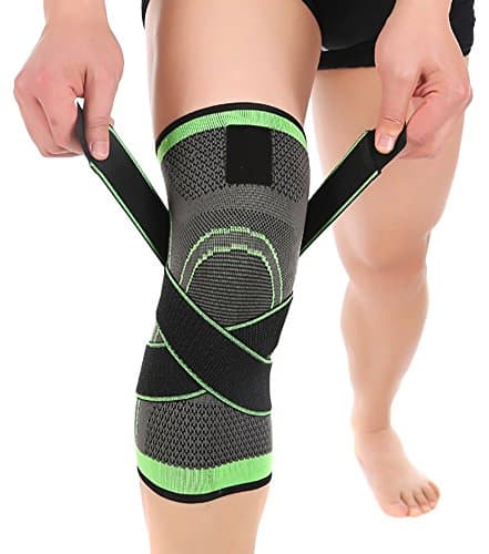 HipStone Knee Sleeve, Compression Fit Support -for Joint Pain and Arthritis Relief, Improved Circulation Compression - Wear Anywhere - Single