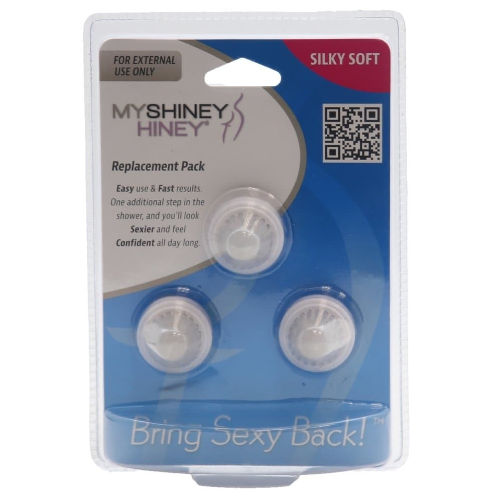 My Shiney Hiney 3 Pack Replacement Brushes (Silky Soft)