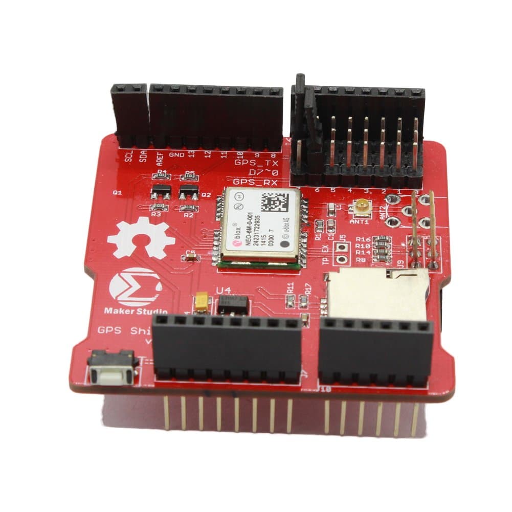 Makerstudio GPS Shield With Antenna for Arduino DIY