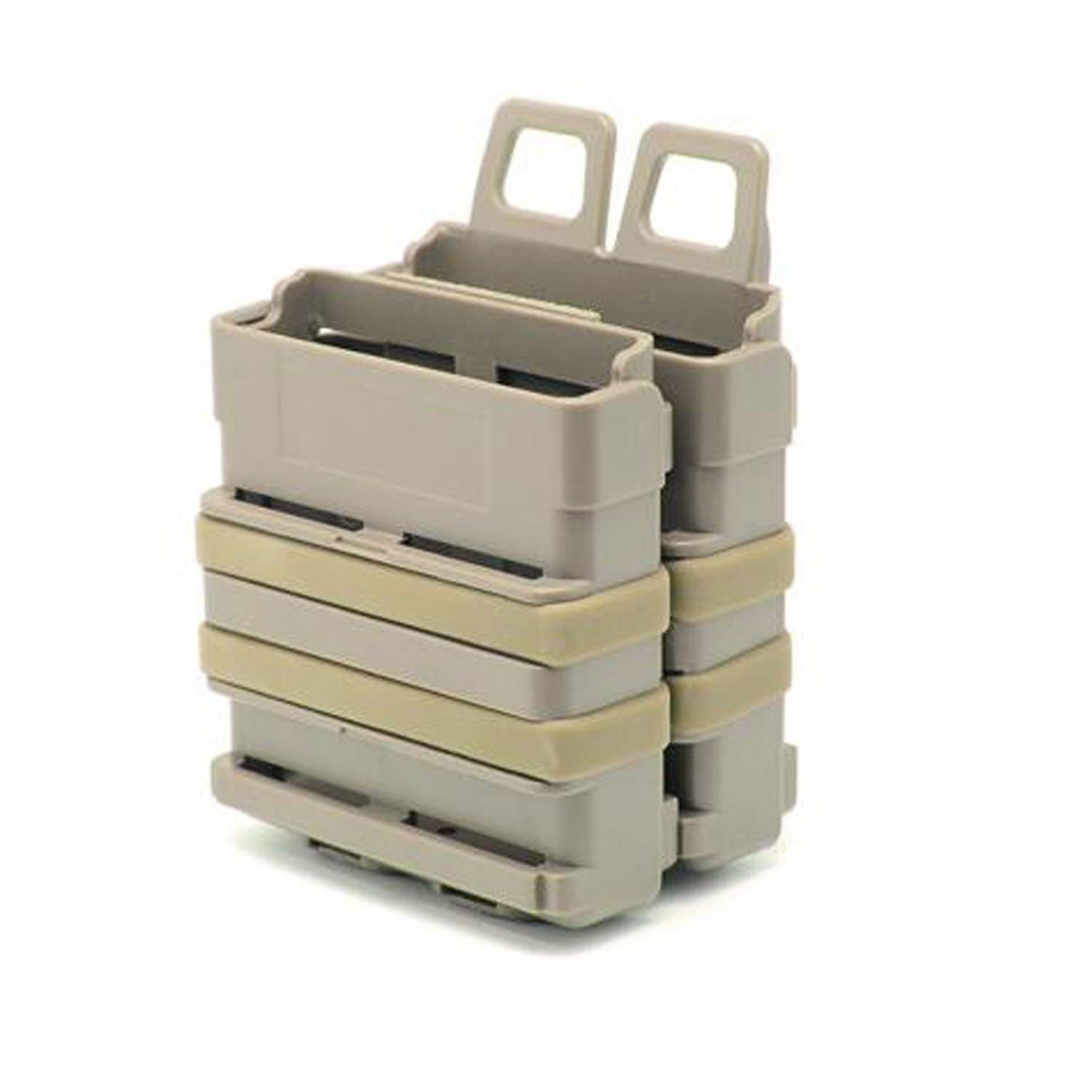 OuDos New FAST DOUBLE Magazine Holster Pouch Set MOLLE SYSTEM(DE)，FMA Fastmag, 5.56mm