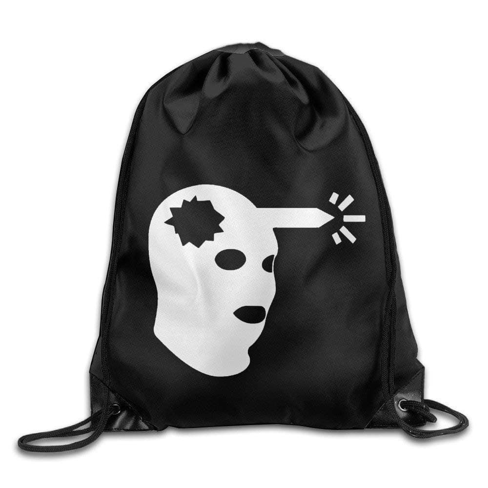 SaiBaing Drawstring Tote Backpack Bag CSGO Boom Headshot Logo