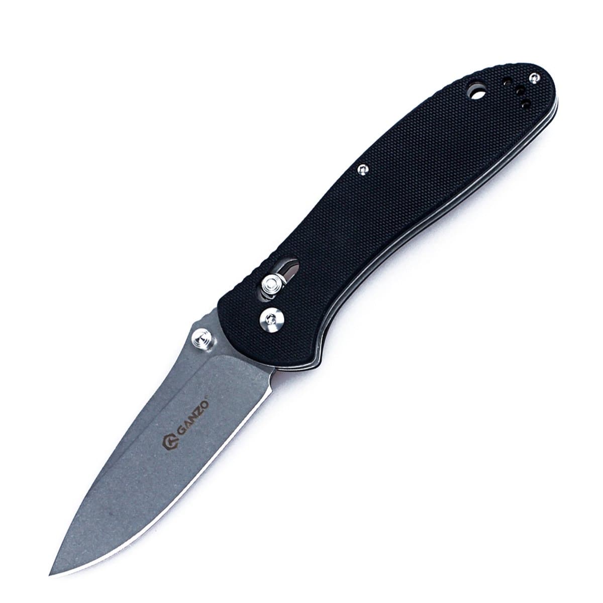 Ganzo G7392 Folding Knife Handle G10 Blade 440C Lock Axis